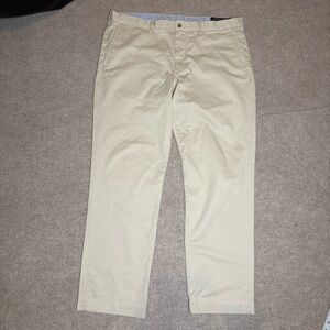 Polo Ralph Lauren Stretch Straight Fit Chino Pants 38x32 Khaki